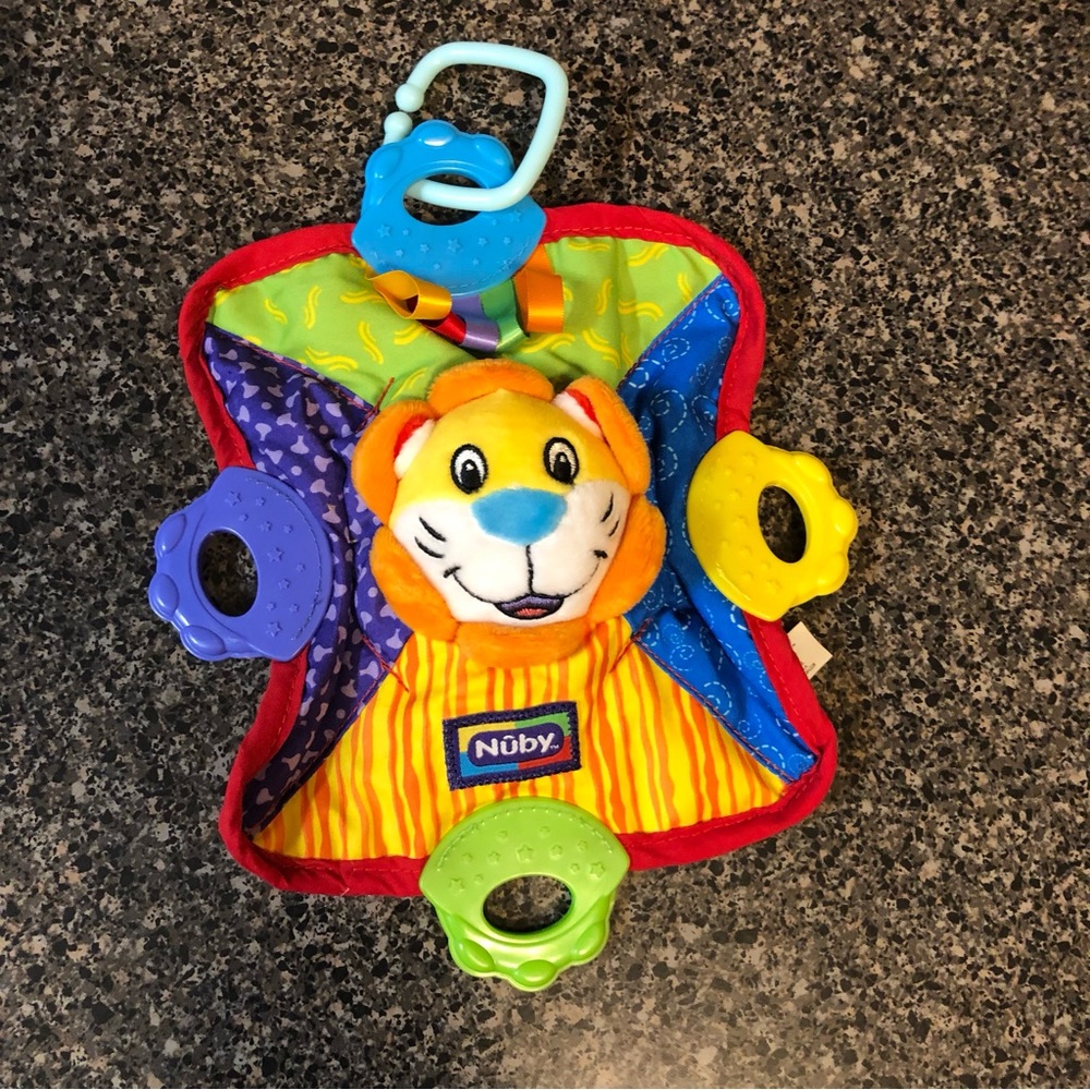 Nuby Teething Blankie NWOT